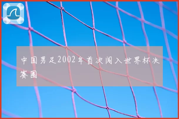 中国男足2002年首次闯入世界杯决赛圈